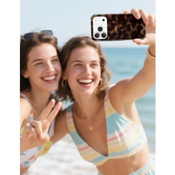 Trendy Tortoise Shell Case for iPhone 17 Pro