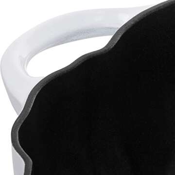 STAUB Cast Iron Dutch Oven 3.5-qt Pumpkin Cocotte with Stainless Steel Knob, Made in France, Serves ...