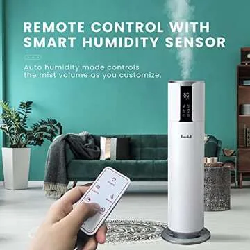 LACIDOLL 2.1Gal 8L Top Fill Large Humidifiers for Bedroom Large Room - Cool Mist
