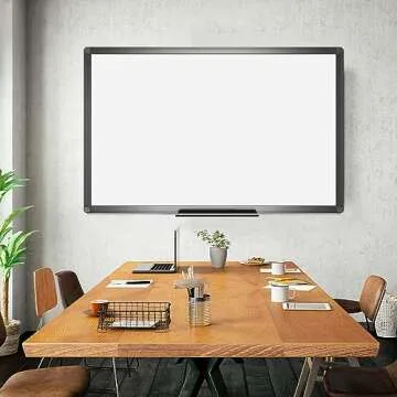 VIZ-PRO Magnetic White Board - 48 x 36 Inches