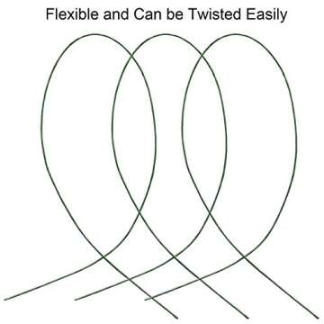 Cinvo 22 Gauge Floral Wire for DIY Bouquet Crafts