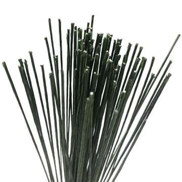 Cinvo 22 Gauge Floral Wire for DIY Bouquet Crafts