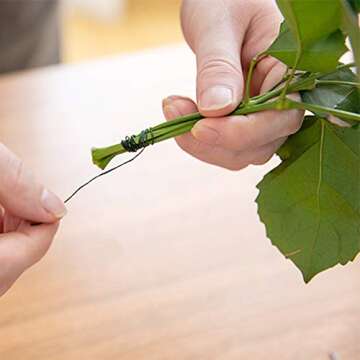 Cinvo 22 Gauge Floral Wire for DIY Bouquet Crafts