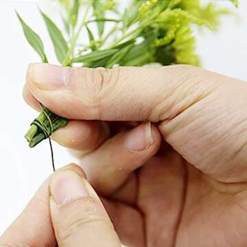 Cinvo 22 Gauge Floral Wire for DIY Bouquet Crafts