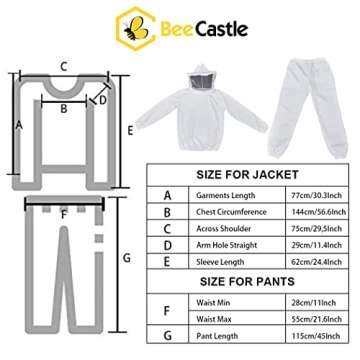 BeeCastle 10-Frame Bee Hives and Supplies Starter Kit,Beehive Kit Dipped in 100% Beeswax,Bee Keeping Supplies-All Beginners Kit Includes Beekeeping Supplies Tool Set and Bee Suit.