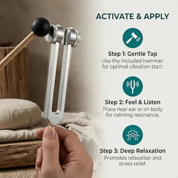 Miwayer 128 Hz Tuning Fork for Healing and Music
