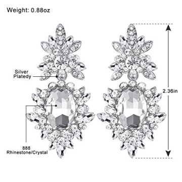Elegant Rhinestone Chandelier Earrings for All Occasions