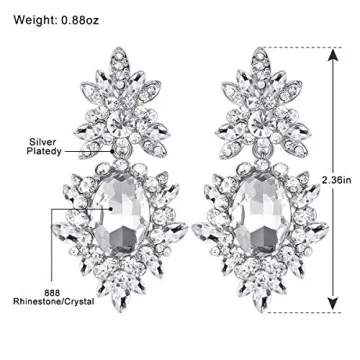 Elegant Rhinestone Chandelier Earrings for All Occasions
