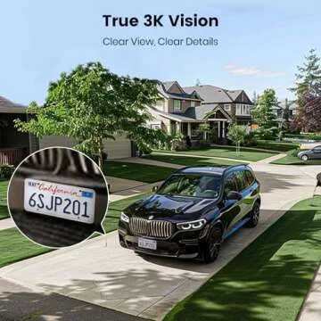 AOSU 3K Wired Outdoor Security Camera with 360° View