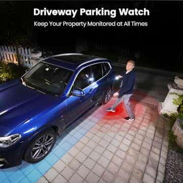 AOSU 3K Wired Outdoor Security Camera with 360° View