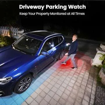AOSU 3K Wired Outdoor Security Camera with 360° View