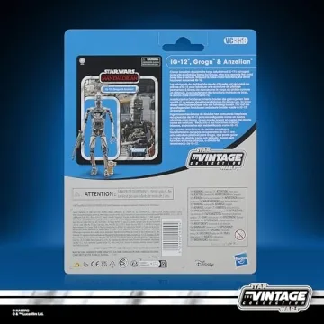 STAR WARS Collectible IG-12 Grogu Anzellan Action Figure Set