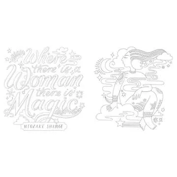 Empowering Women's Coloring Book with Positive Affirmations