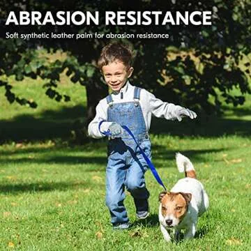 Vgo... 1-Pair Age 3-4 Kids Gardening Gloves,Children Yard Work Gloves,Soft Safety Outdoor Playing Gl...