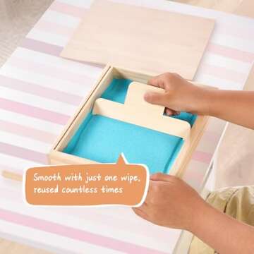 MORITECK Montessori Sand Tray for Creative Writing Practice