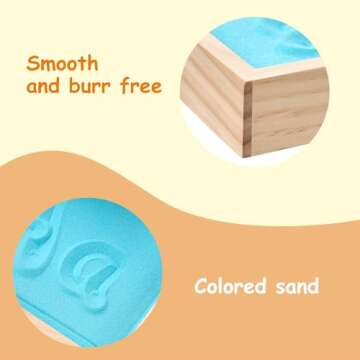 MORITECK Montessori Sand Tray for Creative Writing Practice