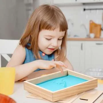 MORITECK Montessori Sand Tray for Creative Writing Practice