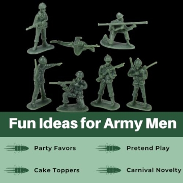 U.S. Toy Green Army Men Classic Action Figures Set 36 Pack