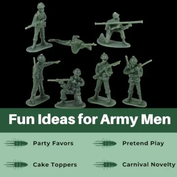 U.S. Toy Green Army Men Classic Action Figures Set 36 Pack