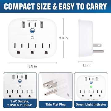 Cruise Approved Power Strip – Fast Charging for Your Trip