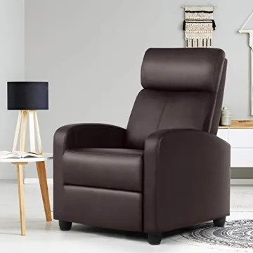 Yaheetech PU Leather Recliner Chair for Relaxation
