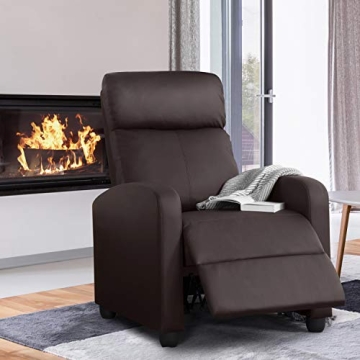 Yaheetech PU Leather Recliner Chair for Relaxation