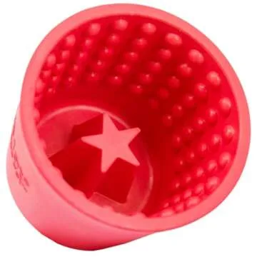 LICKIMAT Yoggie Pot – Distraction, Fun and Enrichment. Long Lasting Rubber Licking Treat Dispenser for All Dog Sizes and Slow Feeder for Small Dogs,LickiMat