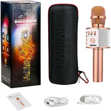 Wireless Bluetooth Karaoke Microphone for Singers