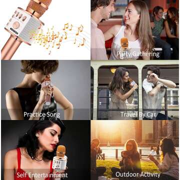 Wireless Bluetooth Karaoke Microphone for Singers