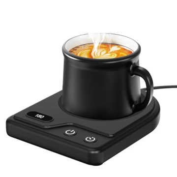 Mug Warmer,Coffee Mug Warmer with 3 Adjustable Temperature Settings,Coffee Warmer with 2-12H Auto Sh...