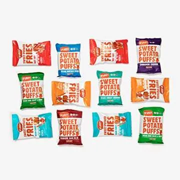 Spudsy Cinnamon Churro Sweet Potato Puffs | Vegan, Gluten Free Veggie Chips | Plant-Based, Allergen-free, Non-GMO, Kosher, Superfood Snack | 2 Pack, 4 oz Bags