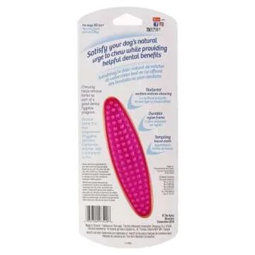 Hartz Chew 'n Clean Tuff Bone Bacon Scented Dental Dog Chew Toy - Large