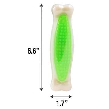 Hartz Chew 'n Clean Tuff Bone Bacon Scented Dental Dog Chew Toy - Large