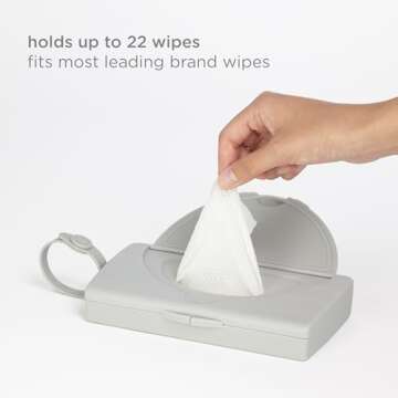 Ubbi On-The-Go Baby Wipes Dispenser for Quick Access