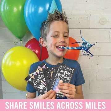 Hadley Designs 54 Colorful Happy Birthday Cards Bulk With Envelopes - Bulk Birthday Cards With Envelopes, Assorted Birthday Cards With Envelopes, Happy Birthday Card Pack, Kids Birthday Cards