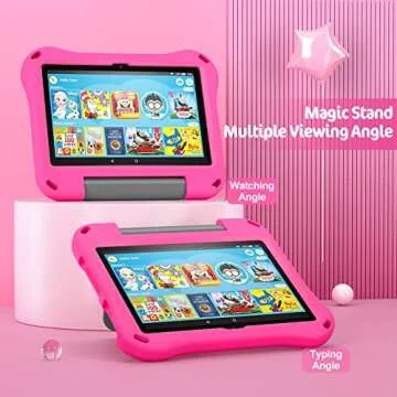 Durable Fire HD 8 Tablet Case for Kids with Kickstand