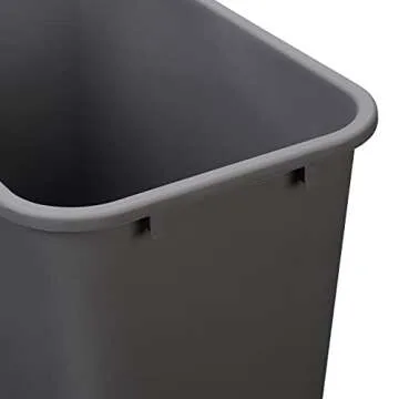 Amazon Basics 10-Gallon Wastebasket Ideal for Offices
