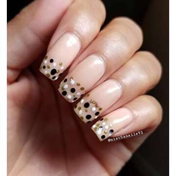 AIMEILI Soak Off U V LED Nude Gel Nail Polish - Soft Peach Pink (036) 10ml