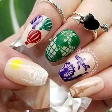 AIMEILI Soak Off U V LED Nude Gel Nail Polish - Soft Peach Pink (036) 10ml