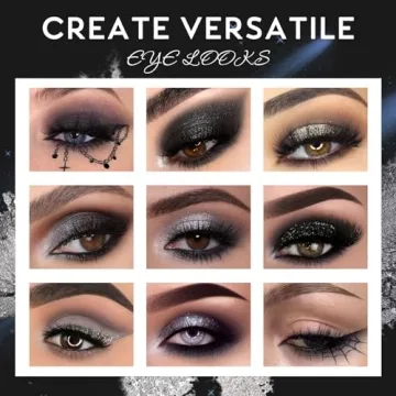 UCANBE Smokey Black Eyeshadow Palette - High Pigmented Shades