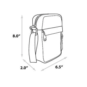 Buckle Down Beetlejuice Stripes Crossbody Bag