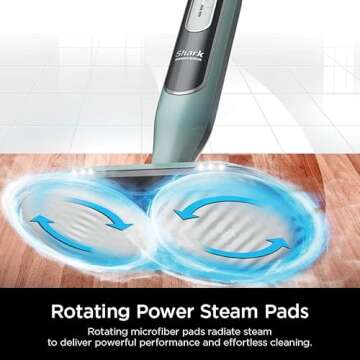 Shark Steam & Scrub All-in-One Scrubbing and Sanitizing Hard Floor Steam Mop S8001