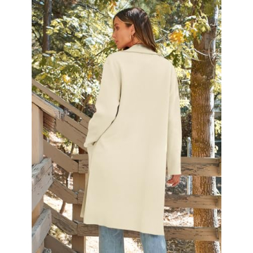 LILLUSORY Women's Oversized Coatigan Jacket Soft Knit Elegant