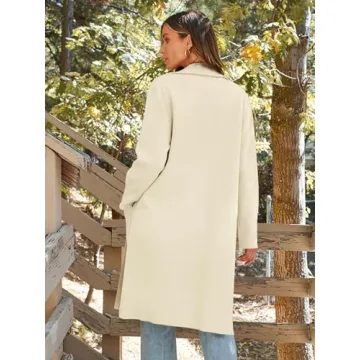 LILLUSORY Women's Oversized Coatigan Jacket Soft Knit Elegant