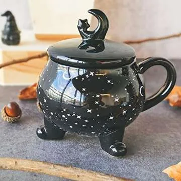 Vencer Moon Mugs for Women - Halloween Witchcraft & Tea