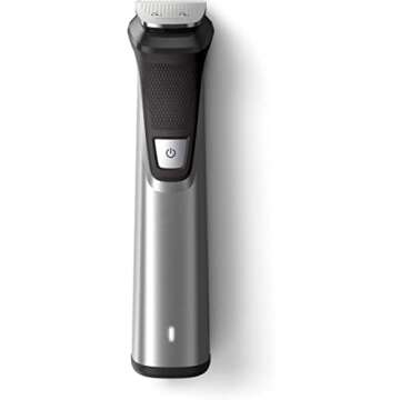 Philips Norelco Multigroom Men's Beard Grooming Kit with Trimmer for Head Body, Face -Stainless Stee...