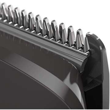 Philips Norelco Multigroom Men's Beard Grooming Kit with Trimmer for Head Body, Face -Stainless Steel with Travel Case