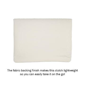 Pretty Robes HAPPILY EVER AFTER Clutch Purse for Wedding Day Beaded for Bachelorette Party, Bridal Purse Bridal Shower GIfts & Engagement Gifts for Bride To Be