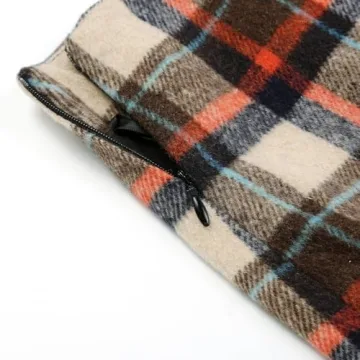 IDEALSANXUN High Waisted Plaid Skirt for Women