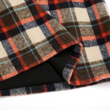 IDEALSANXUN High Waisted Plaid Skirt for Women